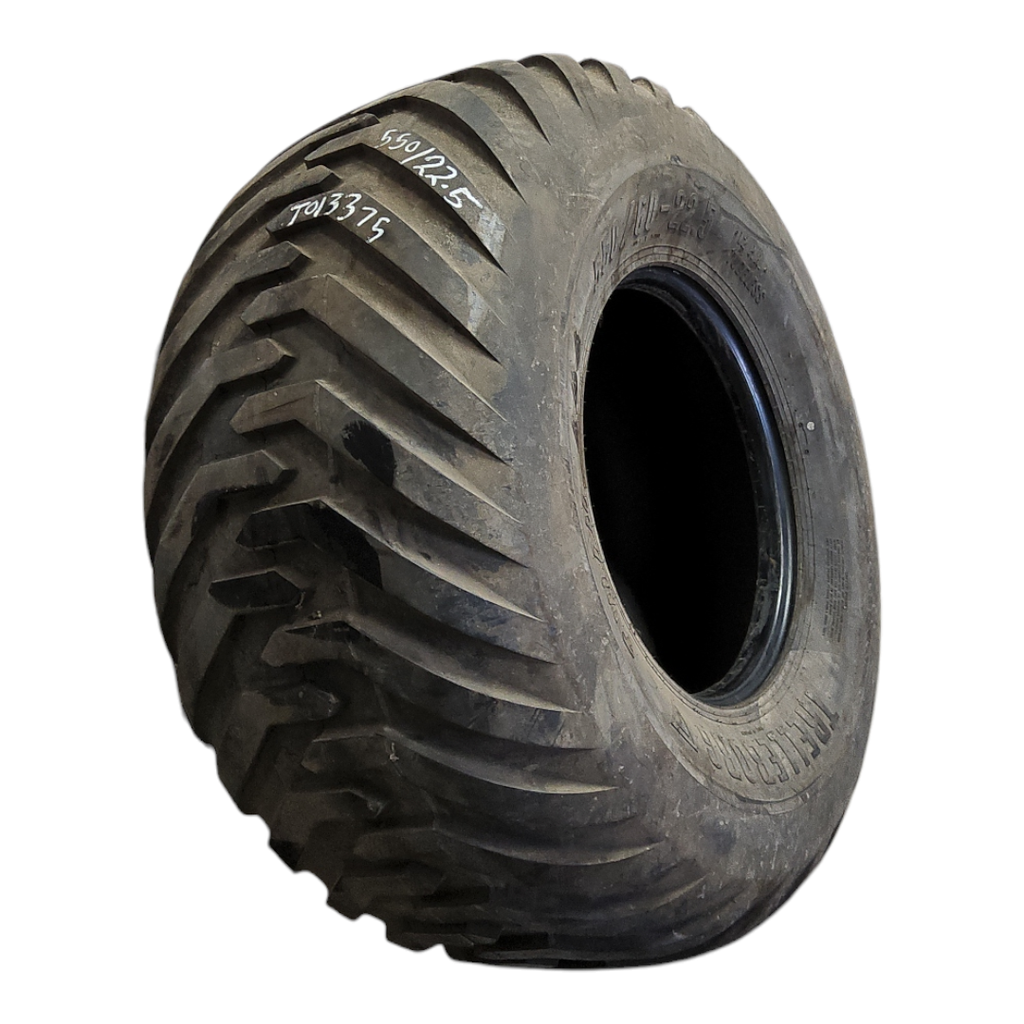 USED 550/60-22.5 Trelleborg Twin 404 HF-3/I-3 F (12 Ply), 90% for